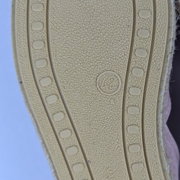 Verbenas Espadrilles Carmen Suede Leather Closed Toe Antique Blush EU42 11 NWT - Picture 12 of 16